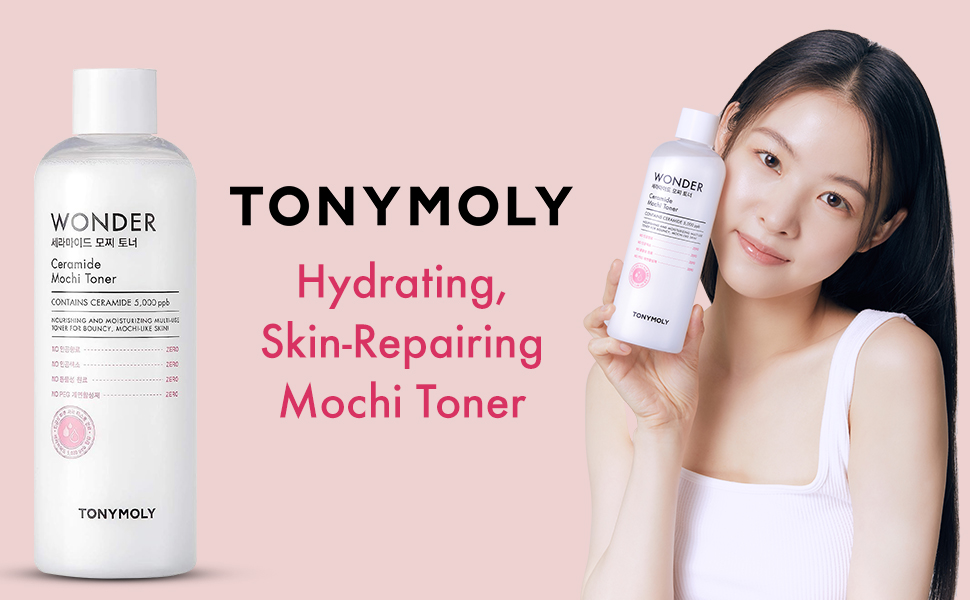 Tonymoly Wonder Ceramide Mochi Toner: Toner Melembapkan untuk Kulit Lembut