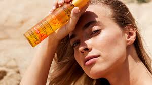 Perlindungan Mewah Nuxe Sun Oil Gold SPF 30